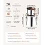 Moonshine Still 3 Gal Water Alkohol Distiller Brewing Kit
