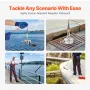 Magnet Fishing Kit, 1400 LBS/635 Kg Double-Sided Pulling Force Magnet Fishing Kit, Rare Earth Neodymium Magnetic Fishing Kit Inc