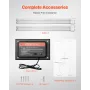 HVAC Air Purifier Whole House 36W 16 tommer UV -lys i kanal til