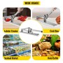 Stone Crab Cracker with 2 Seafood Picks, Aluminum & Stainless Steel Construction Shellfish Shucker, Seafood Tools Set for