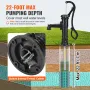 Antique Well Hand Pitcher Pump, 6.7 m(22ft) Maximum Lift, Cast Iron Manual Hand Water Pump with Ergonomic Handle NPT31.8 mm(1-1/