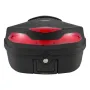 Motorcycle Top Case, Universal Durable PP Material Motorbike Tail Box with Reflective Panel, 48L Waterproof Detachable Motorcycl