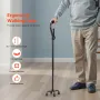 Quad Walking Cane 10-niveau Højde Justerbar Walking Stick