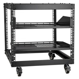 9U 4 Post Open Frame Server Rack Network Enclosure 23''-40'' Adjustable