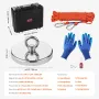 Magnet Fishing Kit, 2000 LBS/907 Kg Single-Sided Pulling Force Magnet Fishing Kit, Rare Earth Neodymium Magnetic Fishing Kit Inc