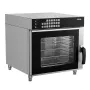 Commercial Convection Oven, 58L Conventional Oven Countertop, 2800W 4-Tier Toaster Oven with Tempered Glass Door, Wire Racks Cli