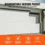 Garage Door Seal Top and Sides Seal Strip, 20 FT Universal Weather Stripping Replacement Soft and Hard Composite, Weatherproofin