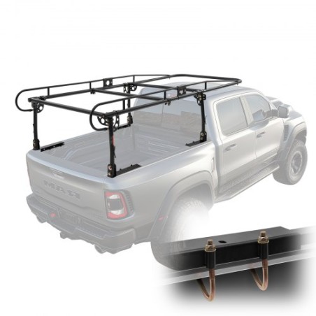 Truck Rack Pick Up Ladder Rack 1000 kg kapacitet 43.3 "-63" Bredde til tømmer