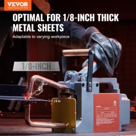 Portable Spot Welder 1/8-inch Thick Spot Welder with 8KVA Input Capacity