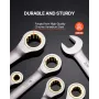 Kombinationsnøgle sæt 24 stk SAE 1/4 " - 7/8" Metric 8-19mm