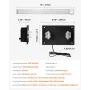 HVAC Air Purifier Whole House 72W 16 tommer UV -lys i kanal til