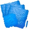 Concrete Stamps Mat 36 in & 18 in 4 pcs Texturing Skin Polyurethane Molds