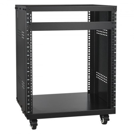 12U AV Rack Stand 500 lbs kapacitetsnetværksstereooptagelsesstudio rack
