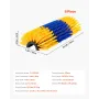 Livestock Scratching Brush, 6 Pcs Horse Brush with 12 Screws, 20 x 7.5 in Cow Scratcher, for Back Itch Relief & Keep Cleaning, G