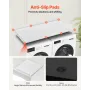 Washer Dryer Countertop, 54" x 27" Wooden Washer and Dryer Countertop, Water-Resistant Laundry Machine Topper Cover with Anti-Sl