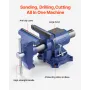 6-1/2 "Multi-purpose Bench Vise Heavy Duty Ductile Iron 360â °