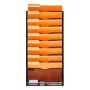 Filvægstativ Mesh Wall File Holder 2-stykke 10 Lommer til