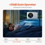 Electric Pool Heat Pump, 1.48-7.11kW Heating Capacity, Energy-Saving Variable Frequency Pool Heaters for 15-30m³Above Ground Poo