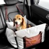 Dog Booster Car Seat Pet Car Seat for Small Dog up to 25lbs Gray