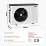 Electric Pool Heat Pump, 1.48-7.11kW Heating Capacity, Energy-Saving Variable Frequency Pool Heaters for 15-30m³Above Ground Poo