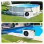 Elektrisk poolvarmepumpe 1,48-7,11 kW energibesparende variabel