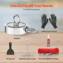 Magnet Fishing Kit, 1700 LBS/771 Kg Double-Sided Pulling Force Strong Magnet Fishing Kit, Rare Earth Neodymium Magnetic Fishing 