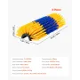 Livestock Scratching Brush, 3 Pcs Horse Brush with 6 Screws, 20 x 7.5 in Cow Scratcher, for Back Itch Relief & Keep Cleaning, Gr