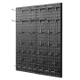 Metalpegboard paneler 2 paneler 24 "x 12" vægarrangør til