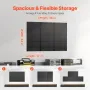 Metal Pegboard Panels, 24" x 12" Pegboard, 3 Panels, Heavy Duty Steel Peg Board Wall Organizer, for Living Room Garage Tool Stor