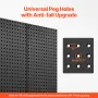 Metal Pegboard Panels, 24" x 12" Pegboard, 3 Panels, Heavy Duty Steel Peg Board Wall Organizer, for Living Room Garage Tool Stor