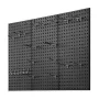 Metalpegboard paneler 3 paneler 24 "x 12" vægarrangør til garageværktøj