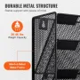 File Wall Rack, One-Piece 12 Pockets Mesh Wall File Holder, Wall Mounted Magazine Mail Paper & Document Storage Folder, Metal Wa