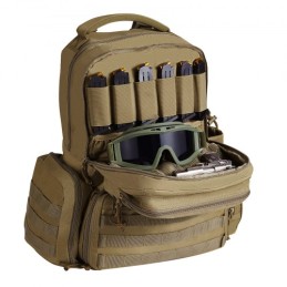 Tactical Range Backpack for 6 Pistols Gun Backpack Brown