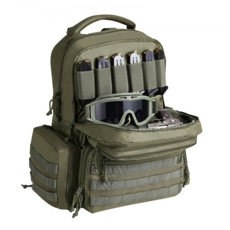 Tactical Range Backpack for 6 Pistols Gun Backpack Green
