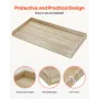Washer Dryer Countertop, 54" x 27" Wooden Washer and Dryer Countertop, Water-Resistant Laundry Machine Topper Cover with Anti-Sl
