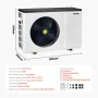 Electric Pool Heat Pump, 2.51-11.38kW Heating Capacity, Energy-Saving Variable Frequency Pool Heaters for 25-50m³Above Ground Po
