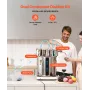 Alcohol Still, 8 Gal / 30 L Stainless Steel Water Alcohol Distiller with Copper Coil for Fast Cooling, Dual Condenser Distiller 