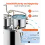 Moonshine Still Water Alkohol Distiller 8Gal m/Thumper Keg & 8W