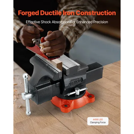 5.5 "Bench Vise Multipurpose Heavy Duty Ductil Iron Swivel