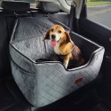 Dog Booster Car Seat Pet Car Seat til medium stor hund op til 55 kg grå