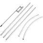 Annonceringsflagstang, 10 X Feather Flag Bundles med jordspids
