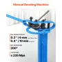 Manual Pipe Bender, Pipe Tube Bender with 14 Bending Dies, 200Â° Heavy-Duty Tube Bending Tool for Copper Aluminum Iron Pipes,