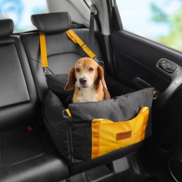 Dog Booster Car Seat Pet Car Seat for Small Dog up to 25lbs Black