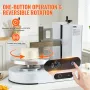 Cake Decorating Machine, Cake Cream Spreading Coating Smearing Machine, Low Noise Cake Frosting Machine, Turntable with Adjustab