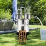 Moonshine Still Water Alkohol Distiller 3Gal m/Thumper Keg & 8W