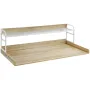 Washer Dryer Countertop with 2-Tier Shelf, 54" x 27" Wooden Washer and Dryer Countertop with Anti-Slip Pads, Water-Resistant Lau