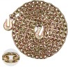 Binder Chain G80 Tie Down Tow Chain with Two Hooks 5/16" x 14.2' 4900 lbs