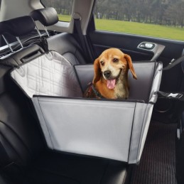 Dog Booster Car Seat Pet Car Seat for S M L Dogs up to 40 lbs Gray
