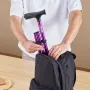 Walking Cane Folding Walking Stick 8-niveau 4-spredt drejelig