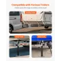 Trailer Jack, 5000 lbs Dynamic Load Capacity, Heavy Duty Swivel Bolt-on Trailer Jack, 14.3" Lift Trailer Jack Stand with Handle 